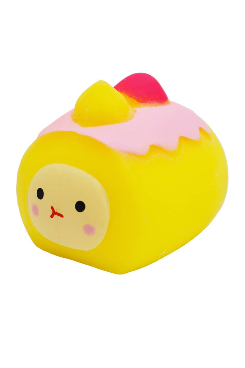 Roll Cake Mochi Fluffy Slime Filled Soft Squishy