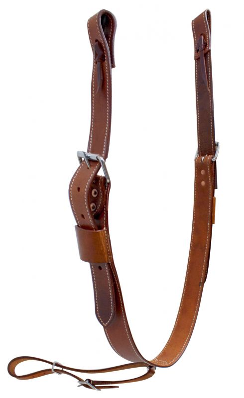 1.75" wide leather back cinch with roller buckles