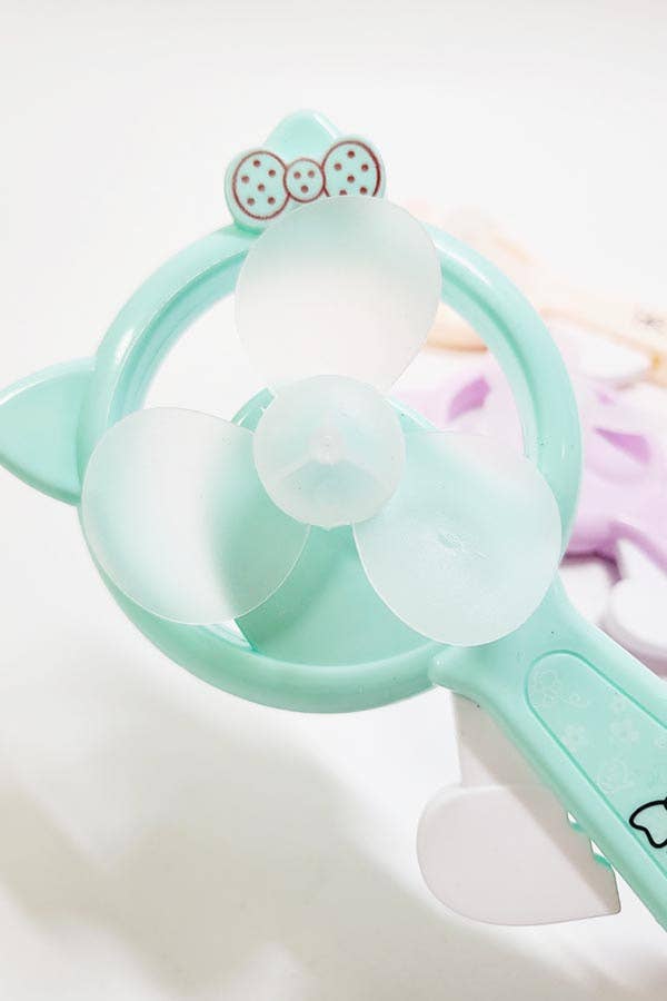 Cat Ears Theme Hand Pressure Mini Fan