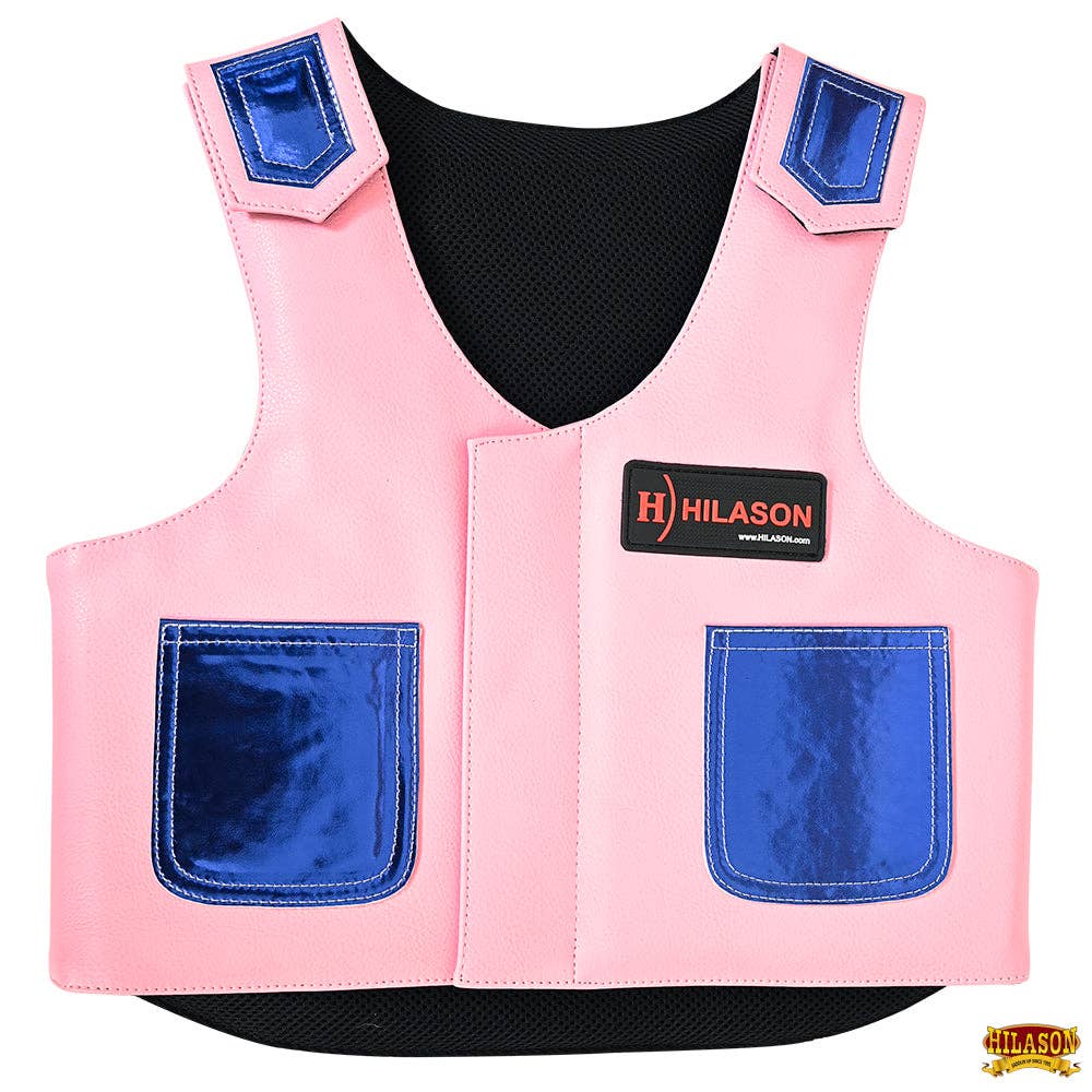 Bull Riding Vest Junior Youth Bull Pro Rodeo Leather Chaps