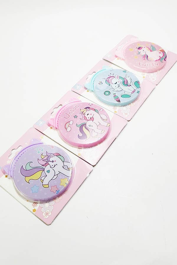 Unicorn Theme Brush and Mirror Set