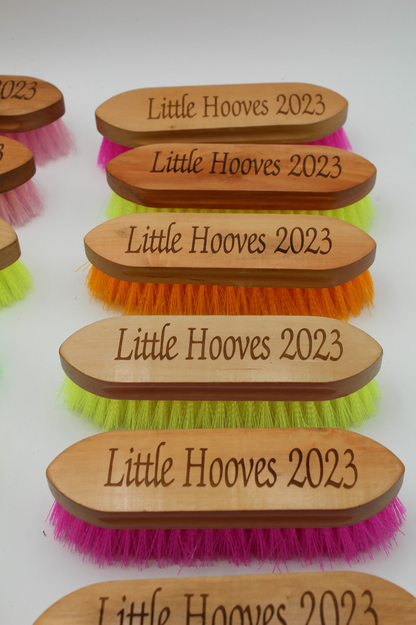 Personalized Grooming Brush – Custom Laser Engraved Horse Brush – 4H Gift – Rodeo Kid Tack Box – Engraved Name Brush