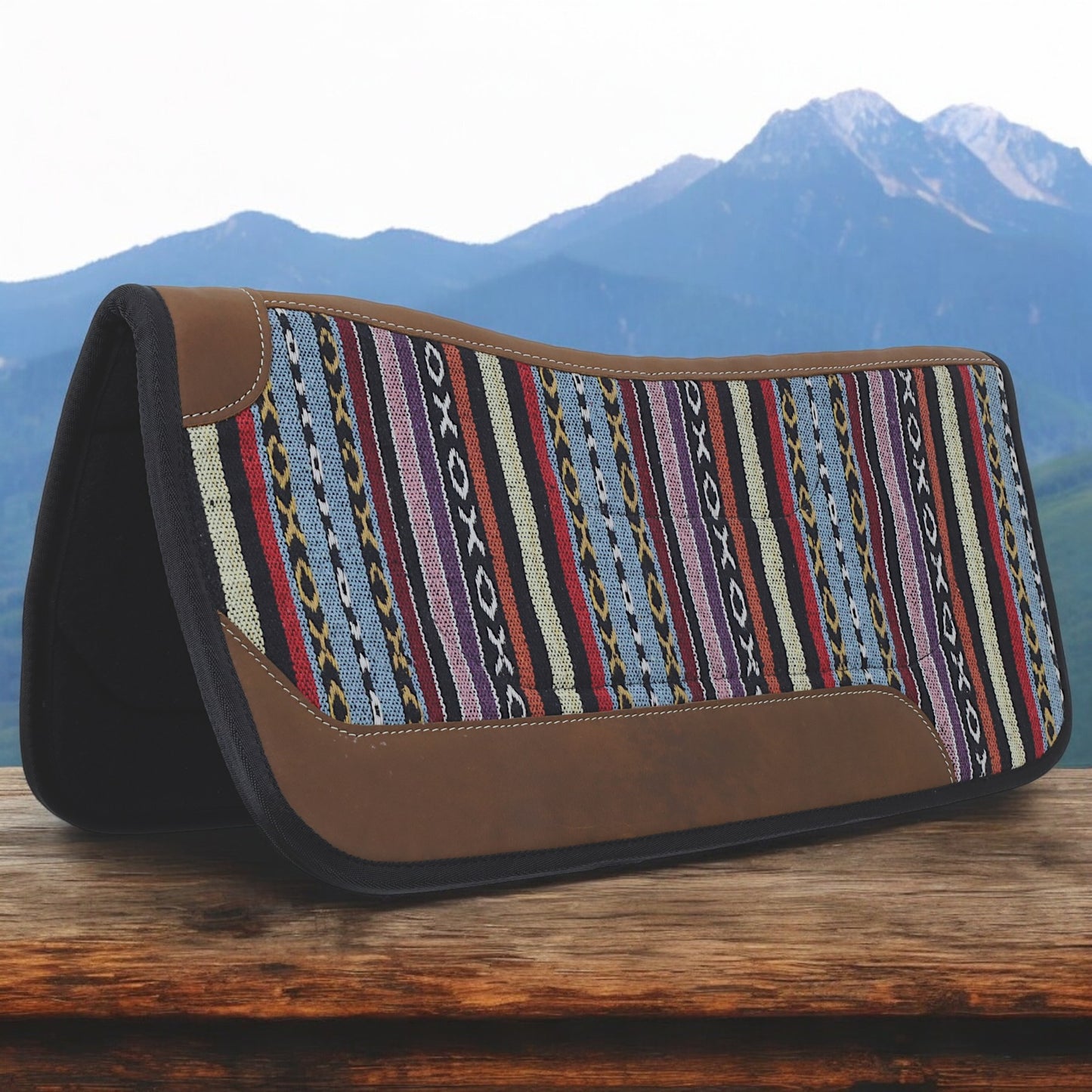 31" x 32" Radiant Weave Contoured Saddle Pad with Felt Bottom – Non-Personalized