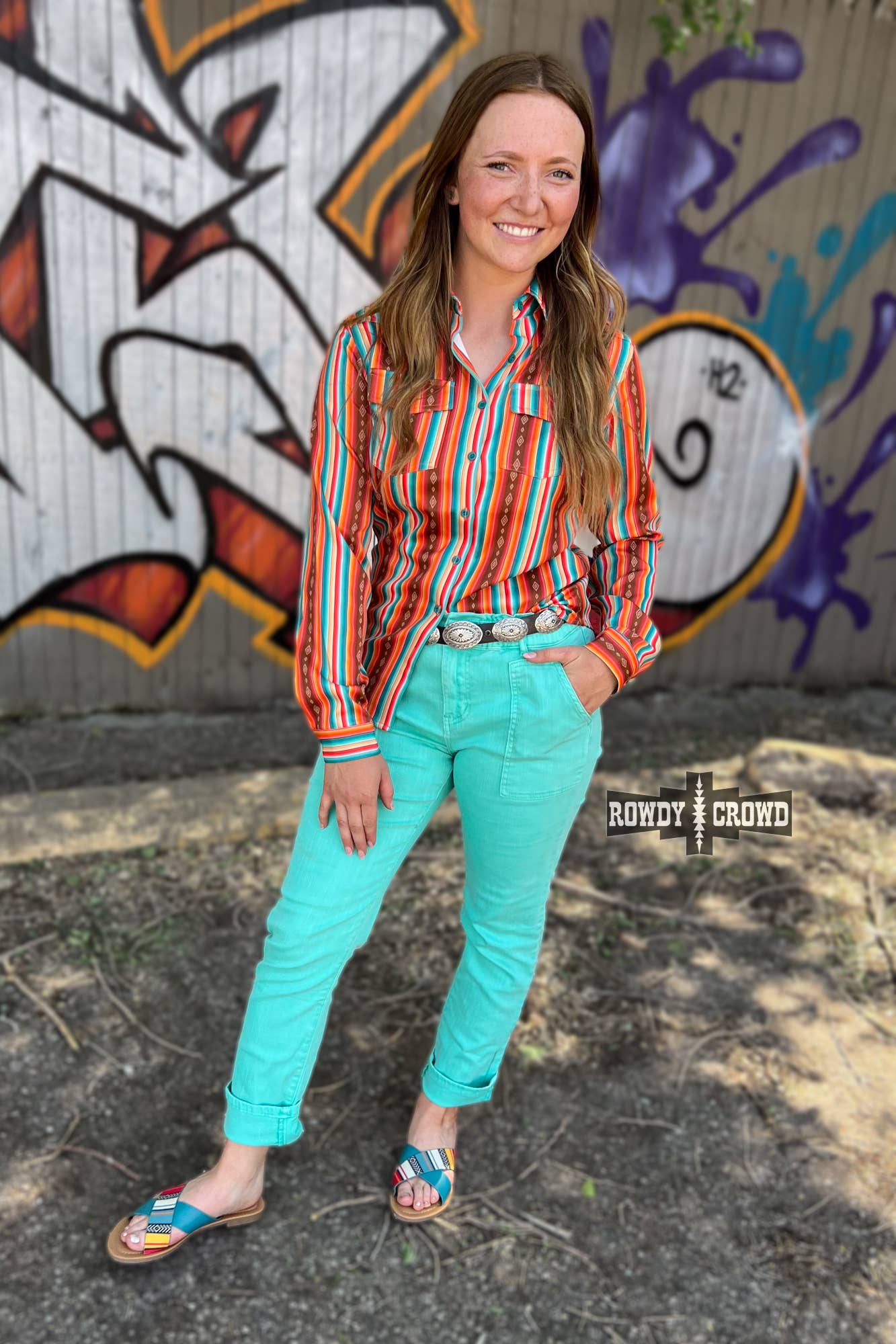 Sturgill Serape Button Up: Small
