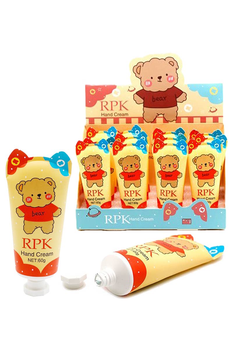 Teddy Bear Moisturizing Hand & Nail Cream Lotion