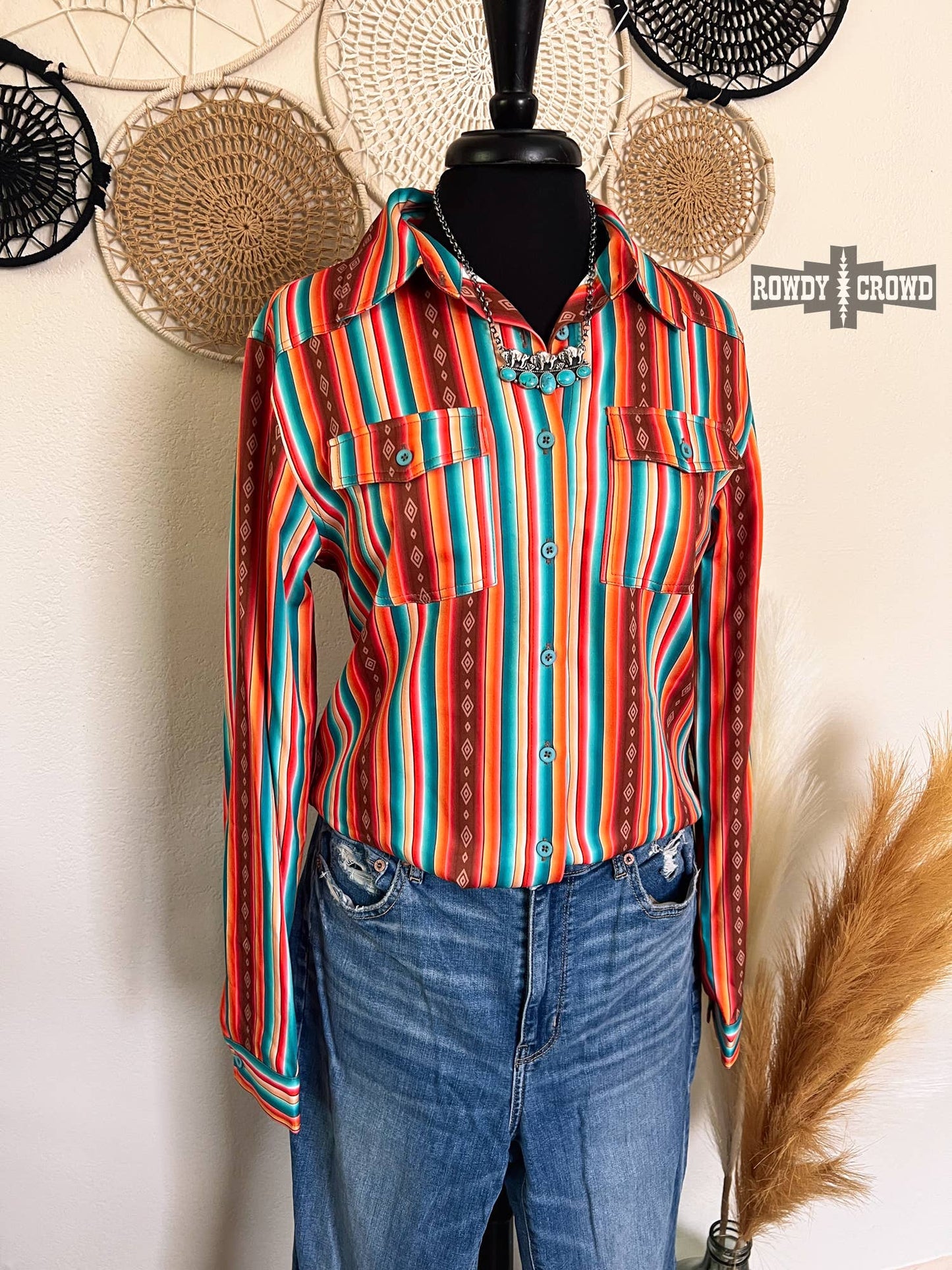 Sturgill Serape Button Up: Small