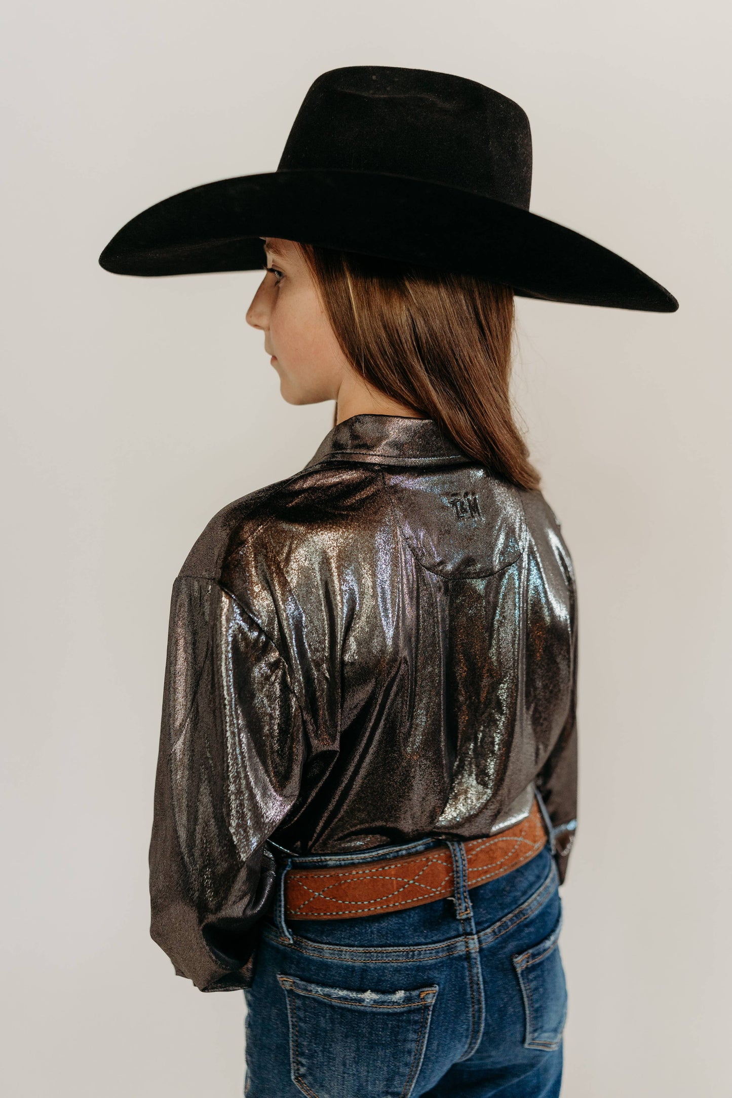 Del Rae Pearl Snap-YOUTH: Youth Large