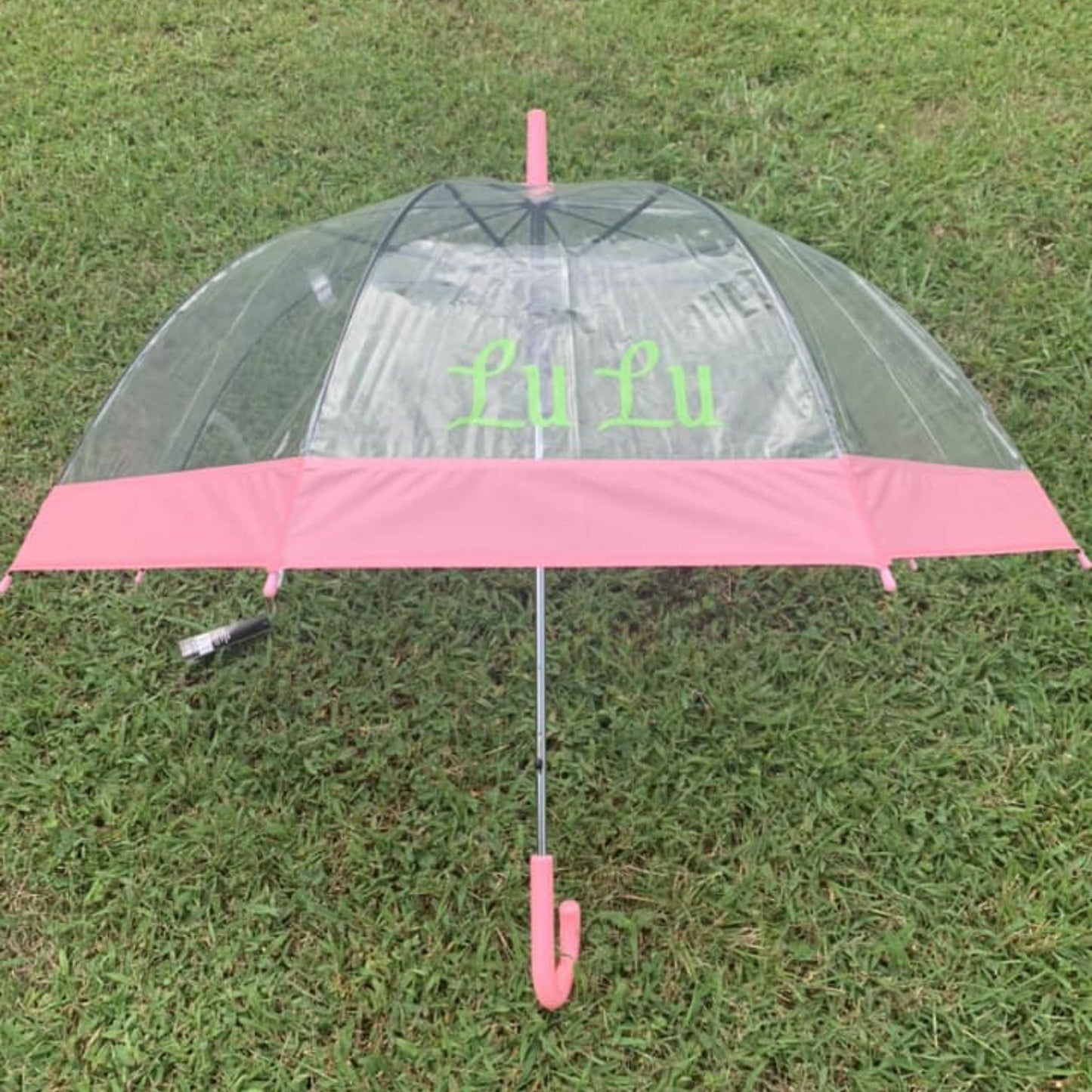 Personalized Clear Dome Umbrella