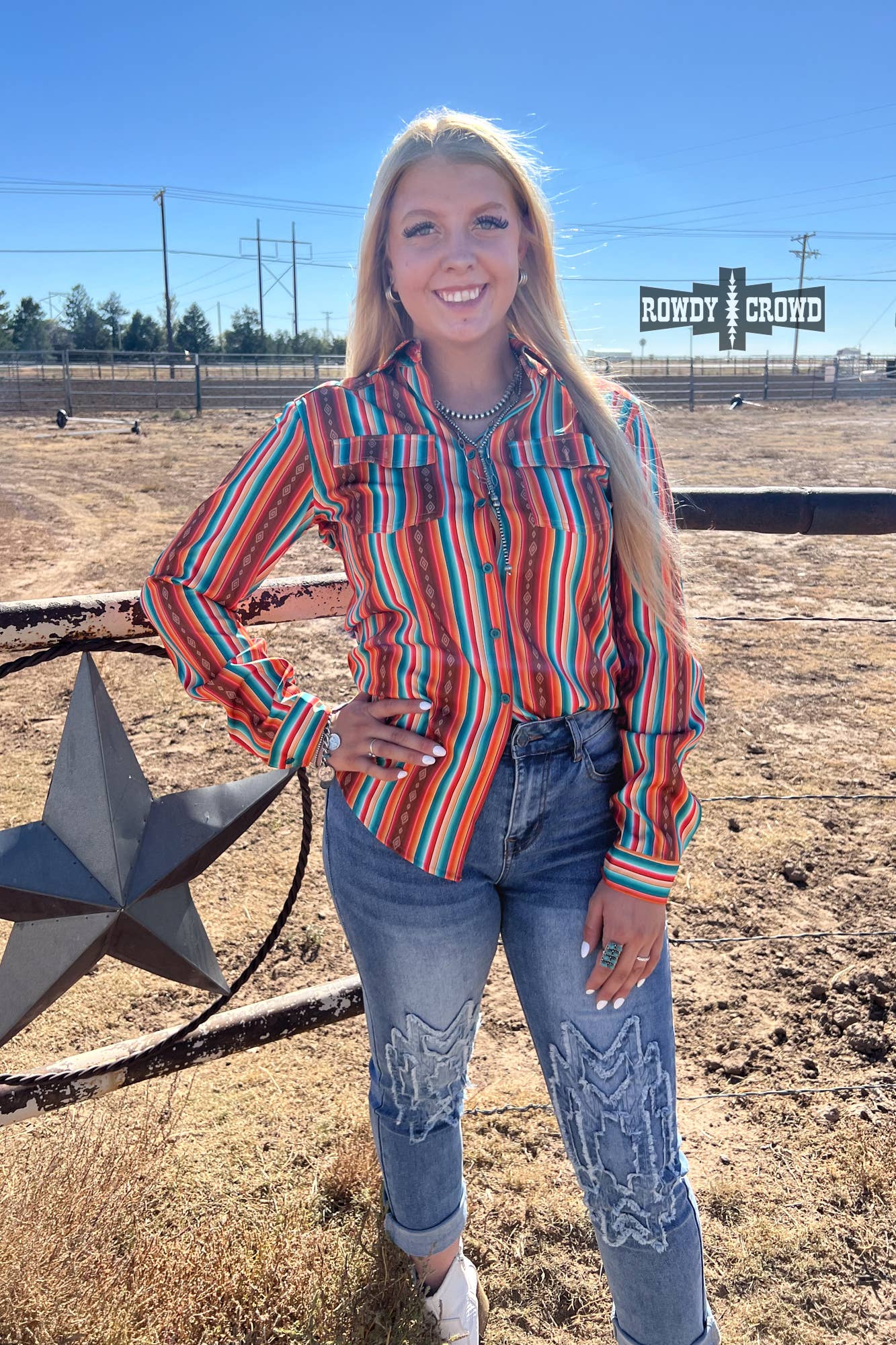 Sturgill Serape Button Up: Small
