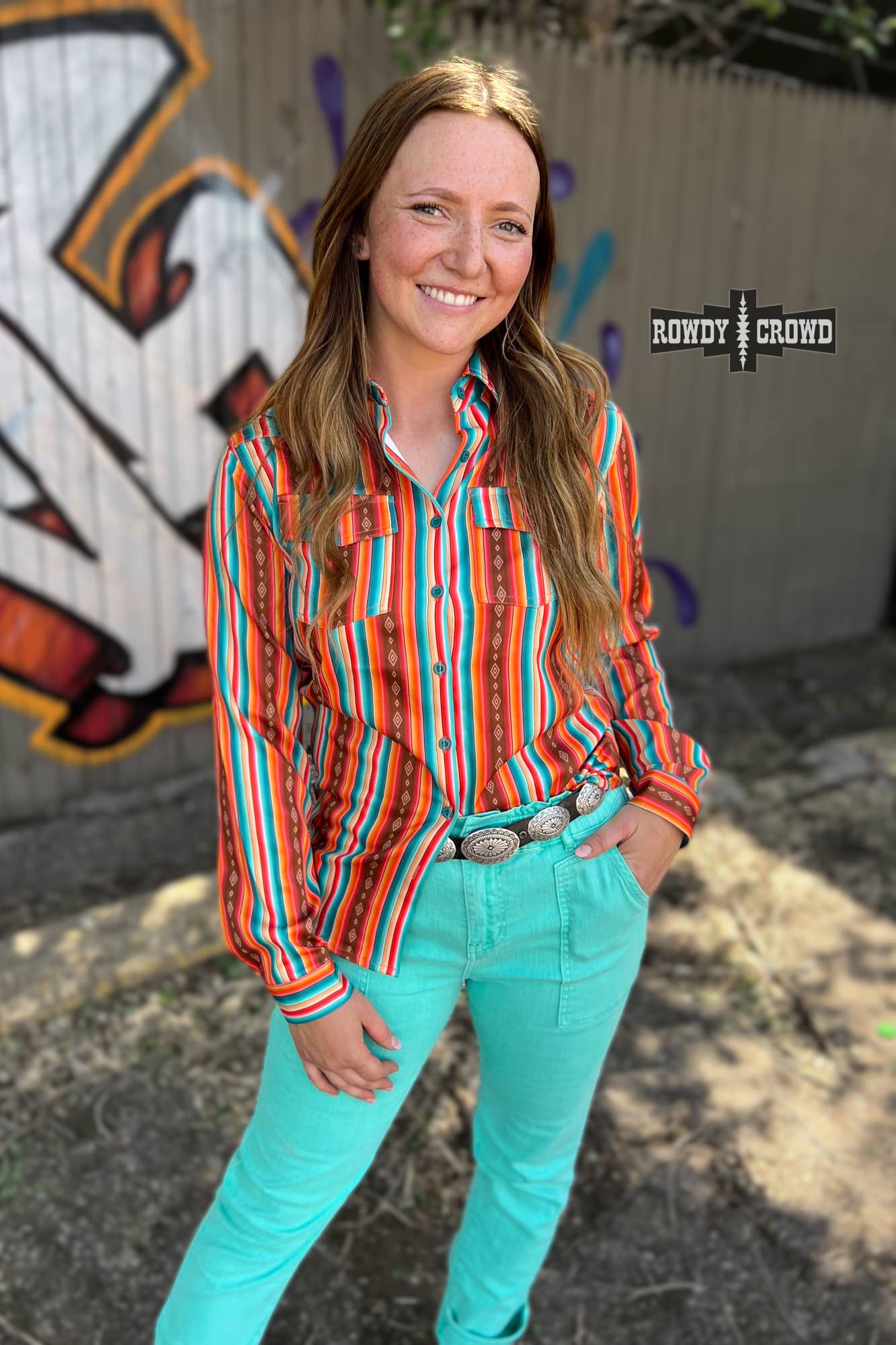 Sturgill Serape Button Up: Small