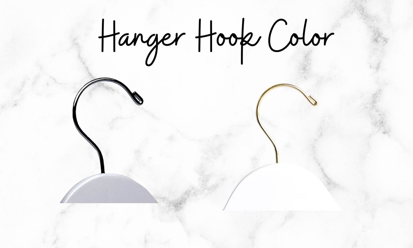 Baby Sized Personalized/Monogrammed Wooden Hanger