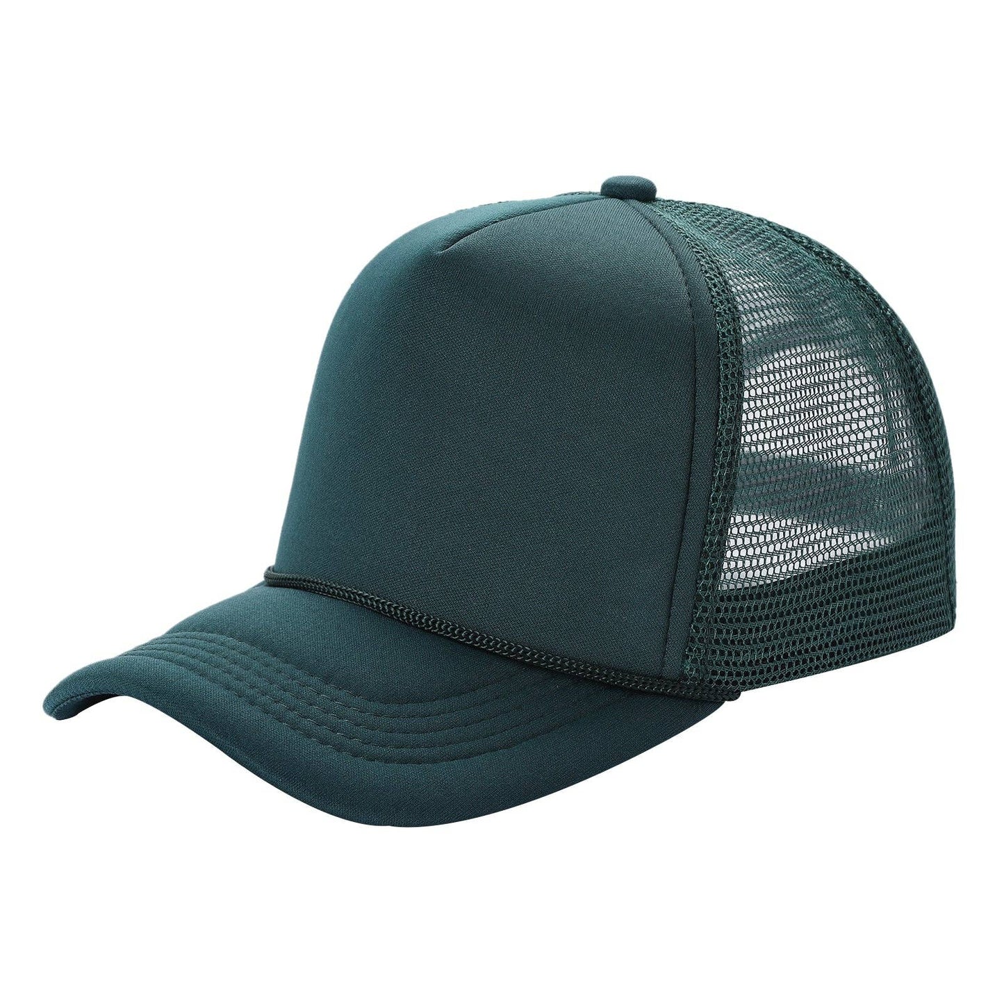Half-Dozen Solid Color Foam Sponge Mesh Truckers