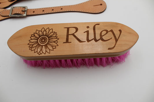 Custom Engraved Horse Grooming Brush,Personalized Name & Design
