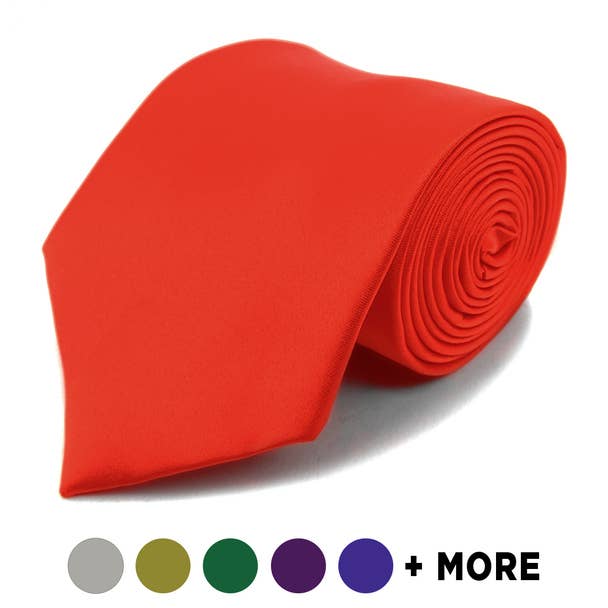 [Promotion] Poly Solid Satin Tie