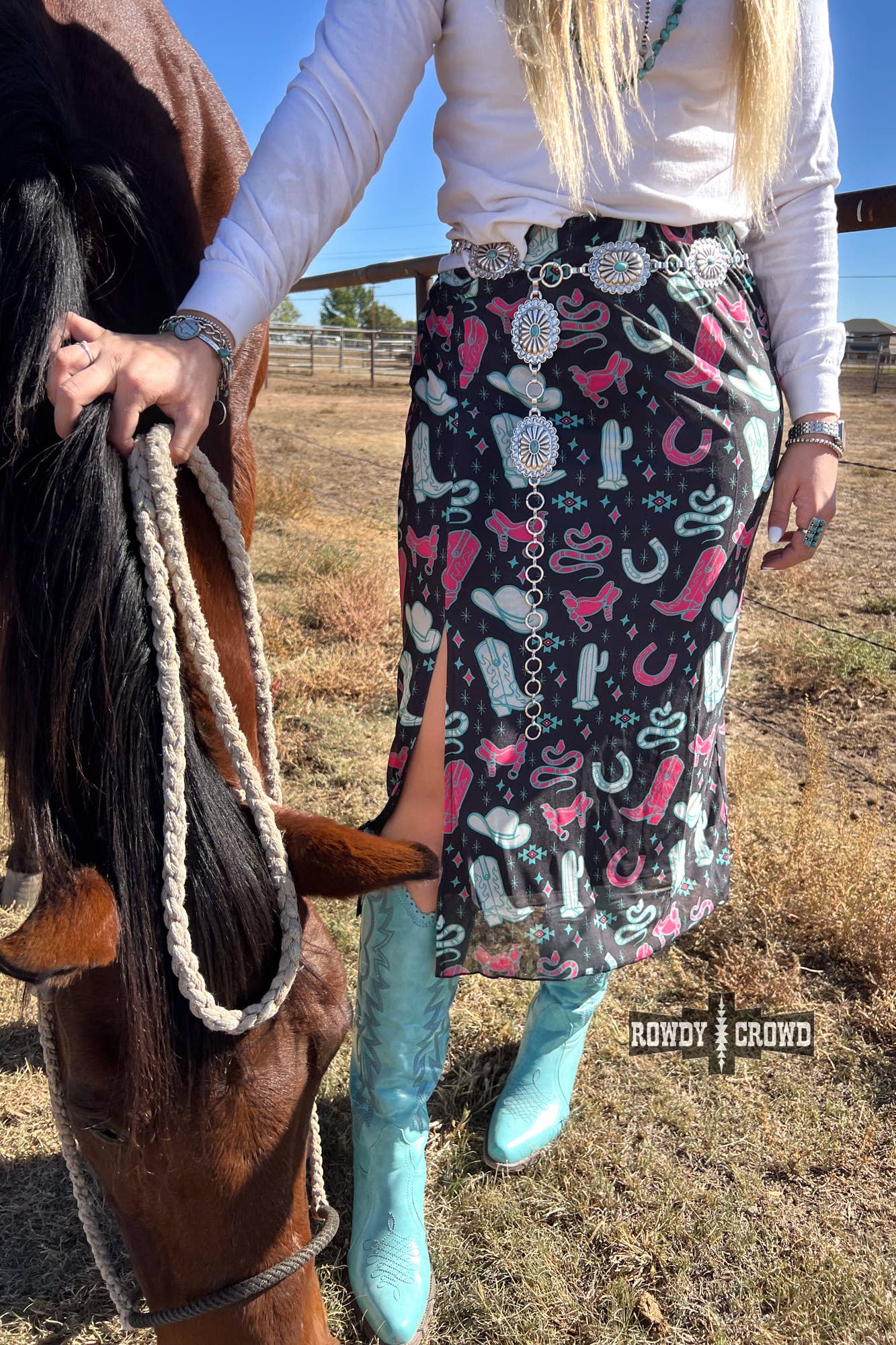 Western Sky Skirt: Medium