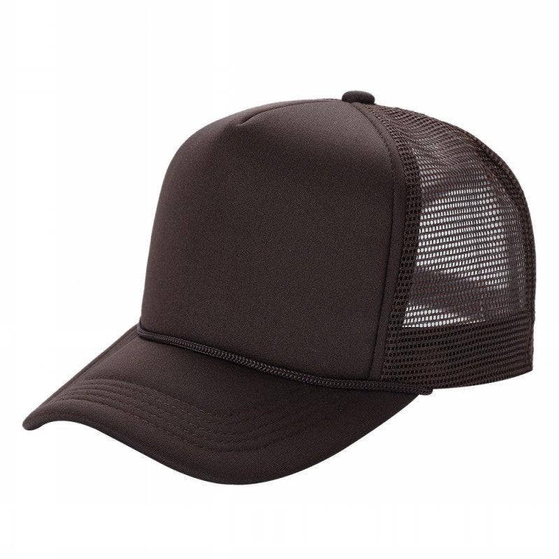Half-Dozen Solid Color Foam Sponge Mesh Truckers