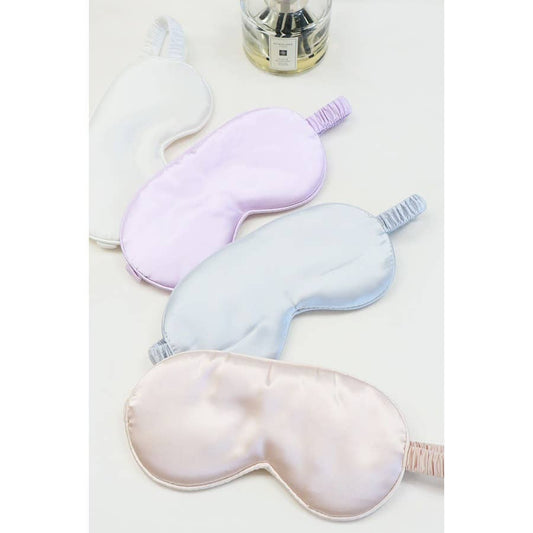 Solid Silk Satin Sleeping Mask Eye Mask