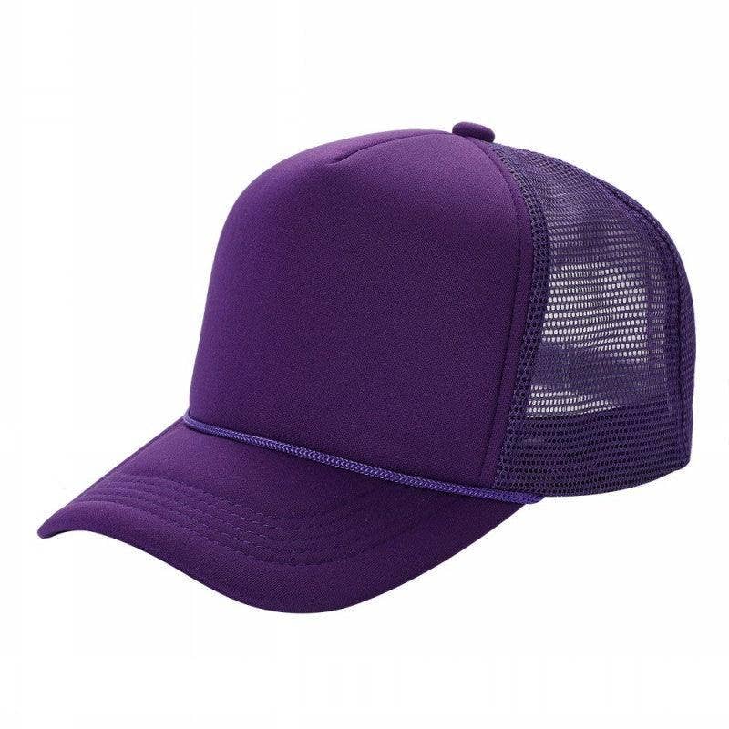 Half-Dozen Solid Color Foam Sponge Mesh Truckers