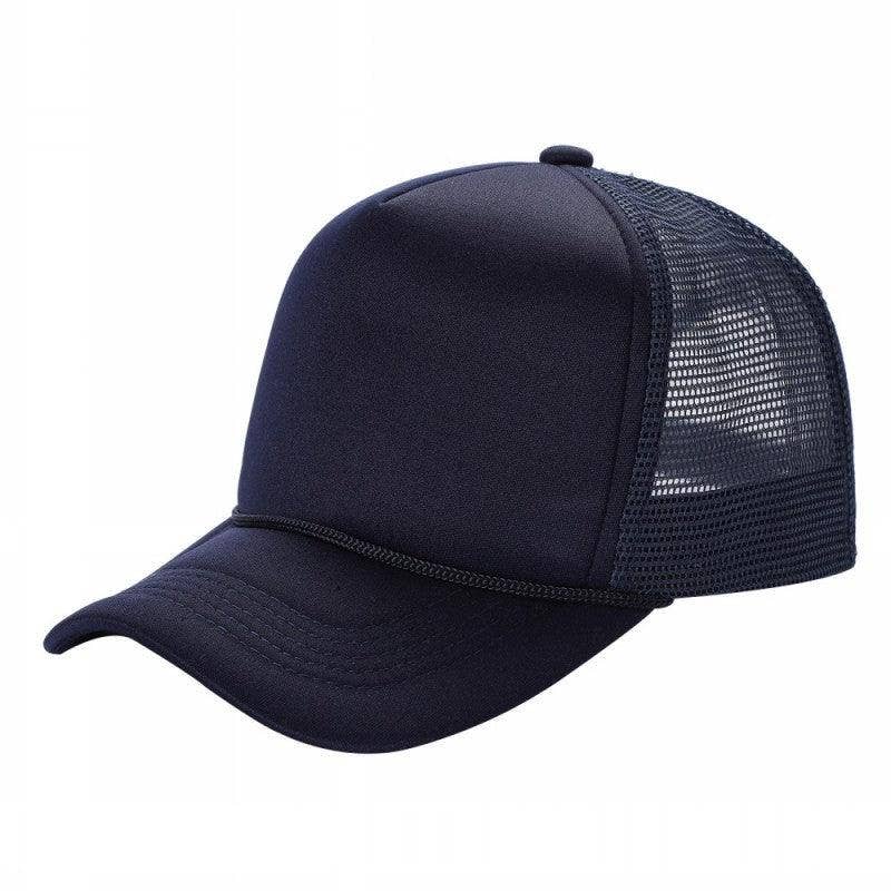 Half-Dozen Solid Color Foam Sponge Mesh Truckers