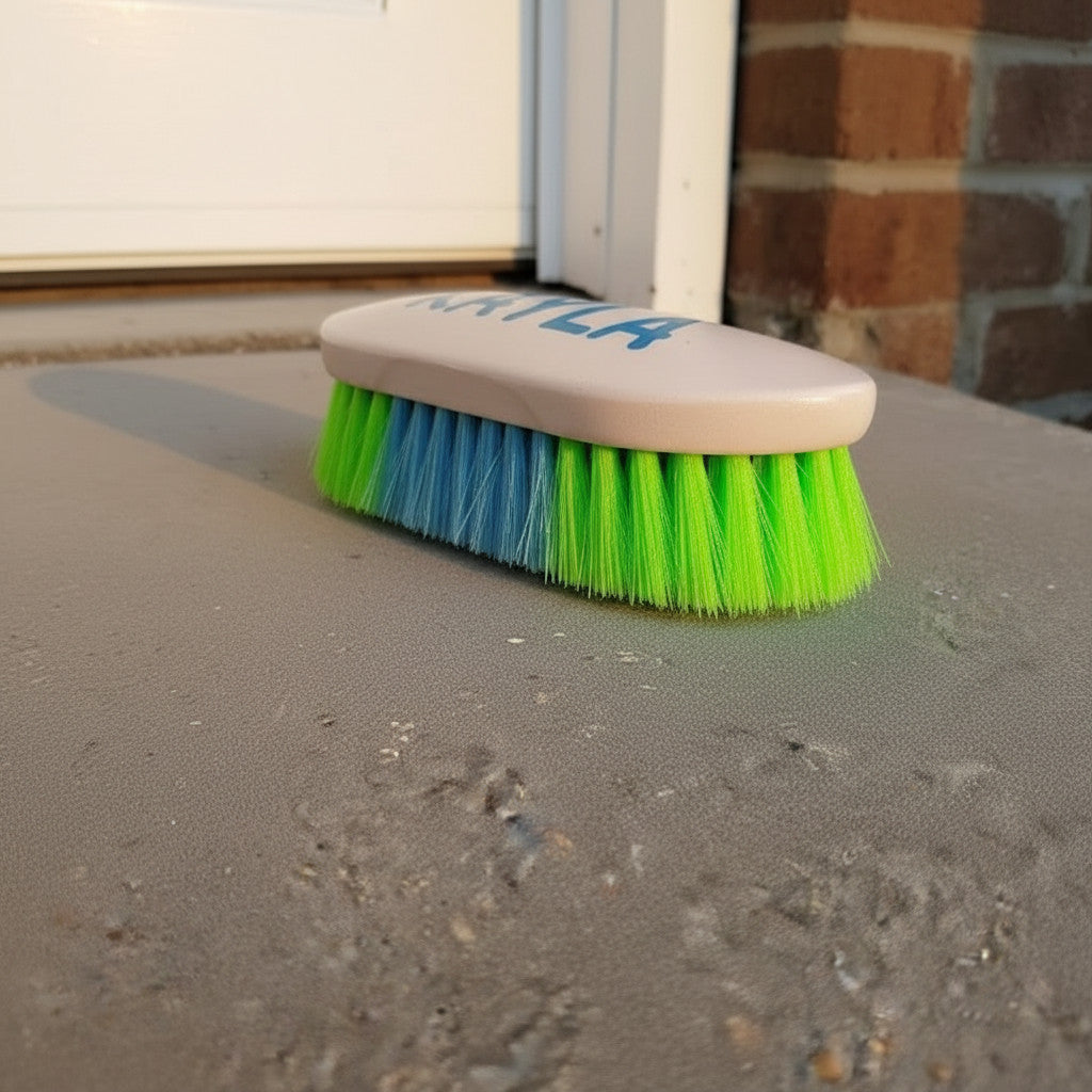 Personalized Rainbow Bristles Stiff Bristle Brush for Horses