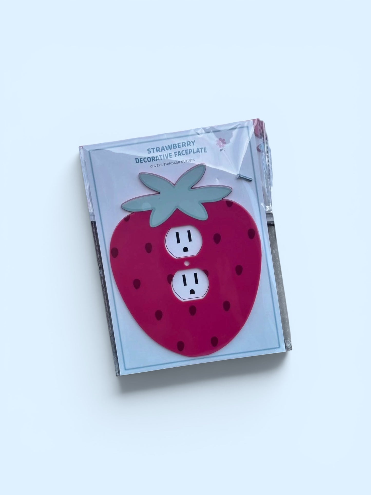 Strawberry Decorative Outlet Cover / Faceplate