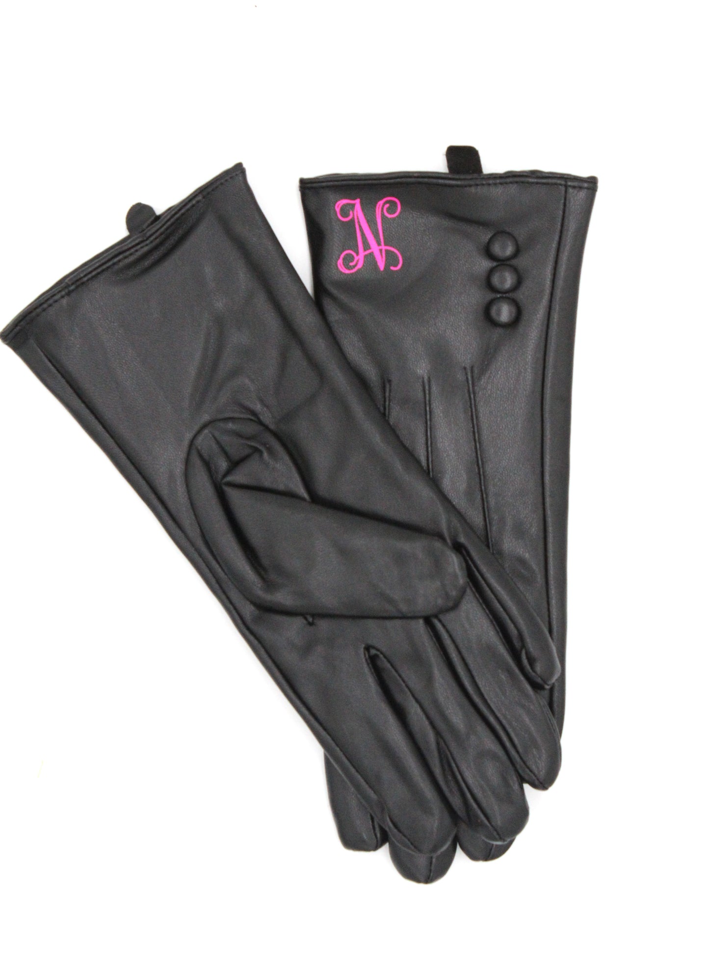 Personalized Leather Gloves for Her, Monogrammed Ladies Driving Gloves, Gift Idea for Her