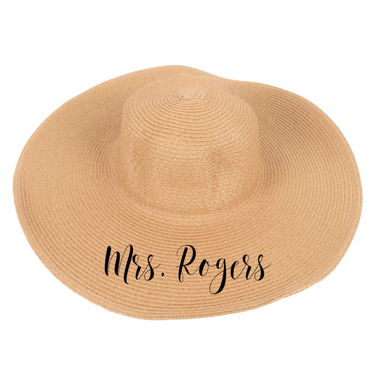 Personalized Floppy Beach Hat