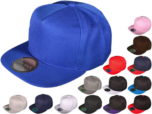 Flat Bill Vintage Snapback Hat