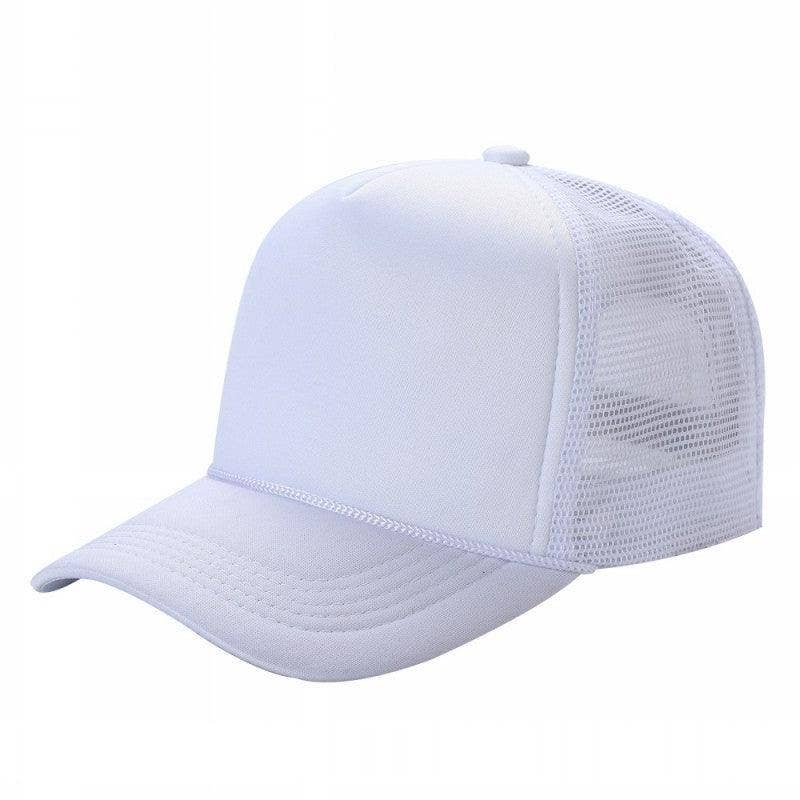 Half-Dozen Solid Color Foam Sponge Mesh Truckers