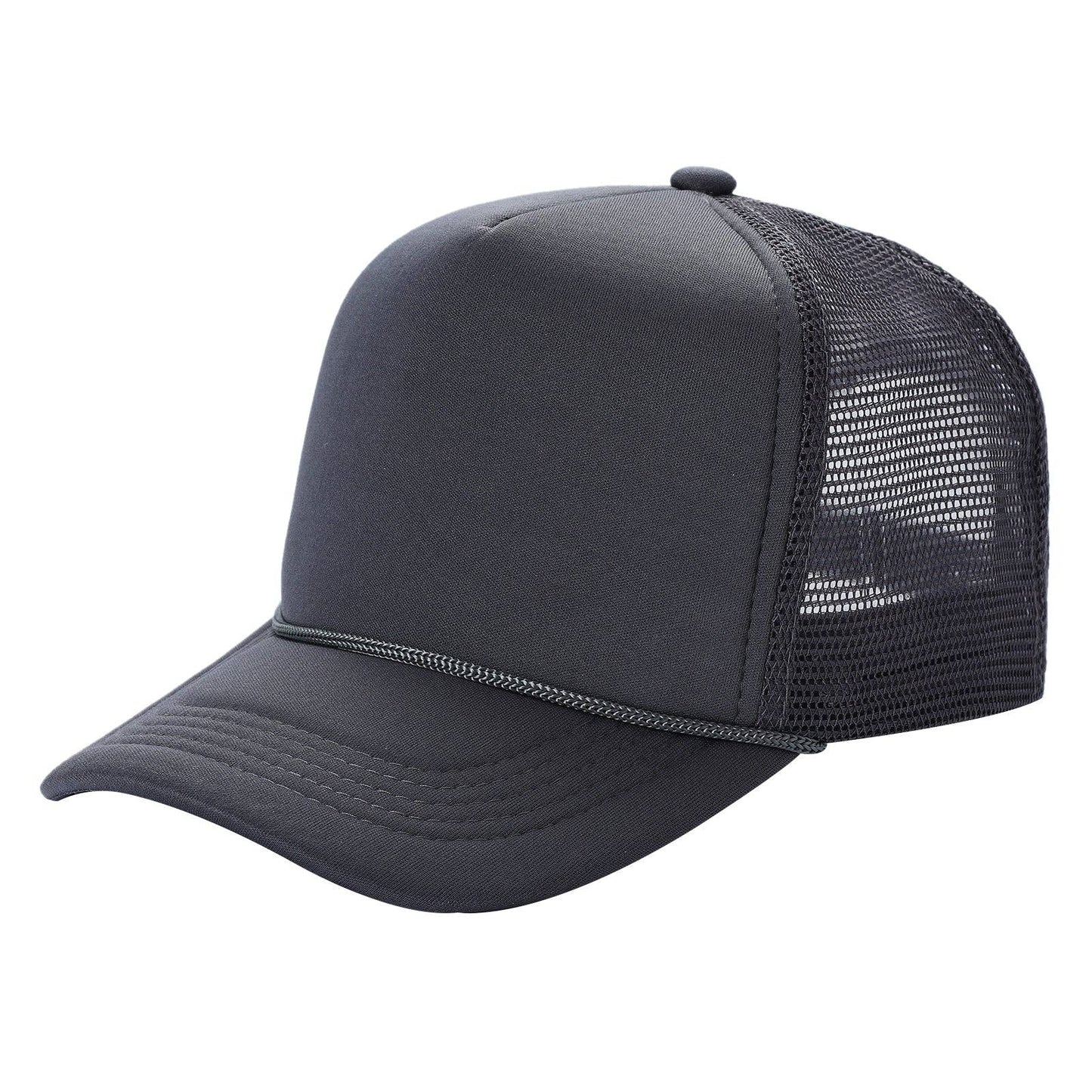 Half-Dozen Solid Color Foam Sponge Mesh Truckers