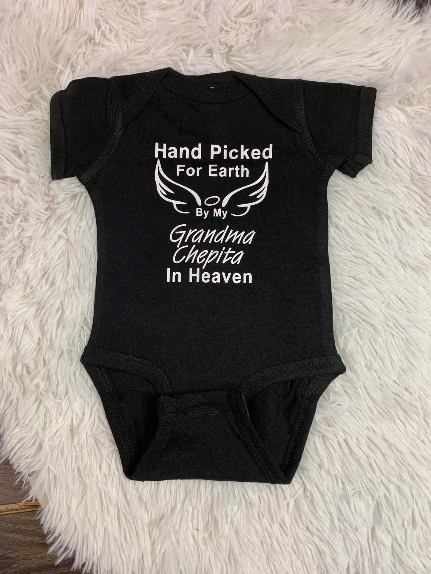 Hand picked for earth by my Grandpa or Grandma in Heaven Bodysuit