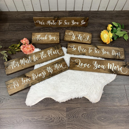 Custom Hand Painted Farmhouse Signs Clarabeths